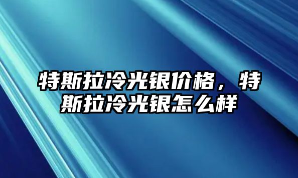 特斯拉冷光銀價(jià)格，特斯拉冷光銀怎么樣