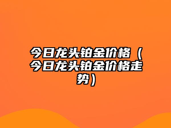 今日龍頭鉑金價格（今日龍頭鉑金價格走勢）