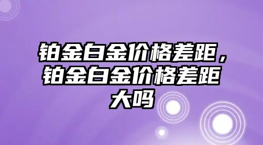 鉑金白金價(jià)格差距，鉑金白金價(jià)格差距大嗎