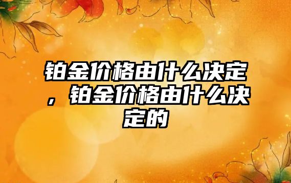 鉑金價(jià)格由什么決定，鉑金價(jià)格由什么決定的