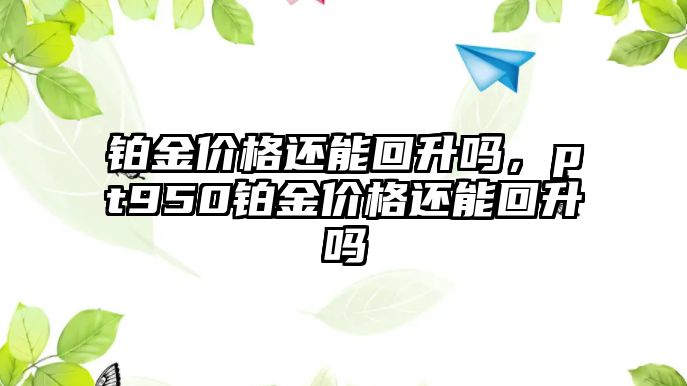 鉑金價格還能回升嗎，pt950鉑金價格還能回升嗎