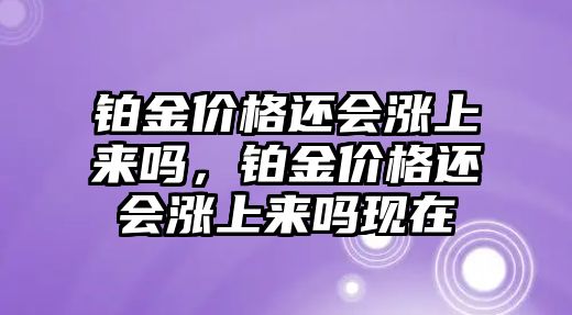 鉑金價格還會漲上來嗎，鉑金價格還會漲上來嗎現(xiàn)在