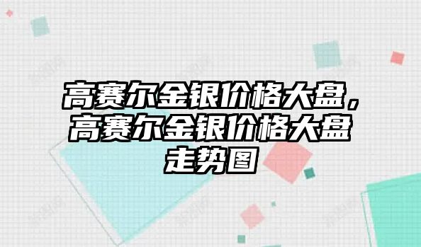 高賽爾金銀價格大盤，高賽爾金銀價格大盤走勢圖